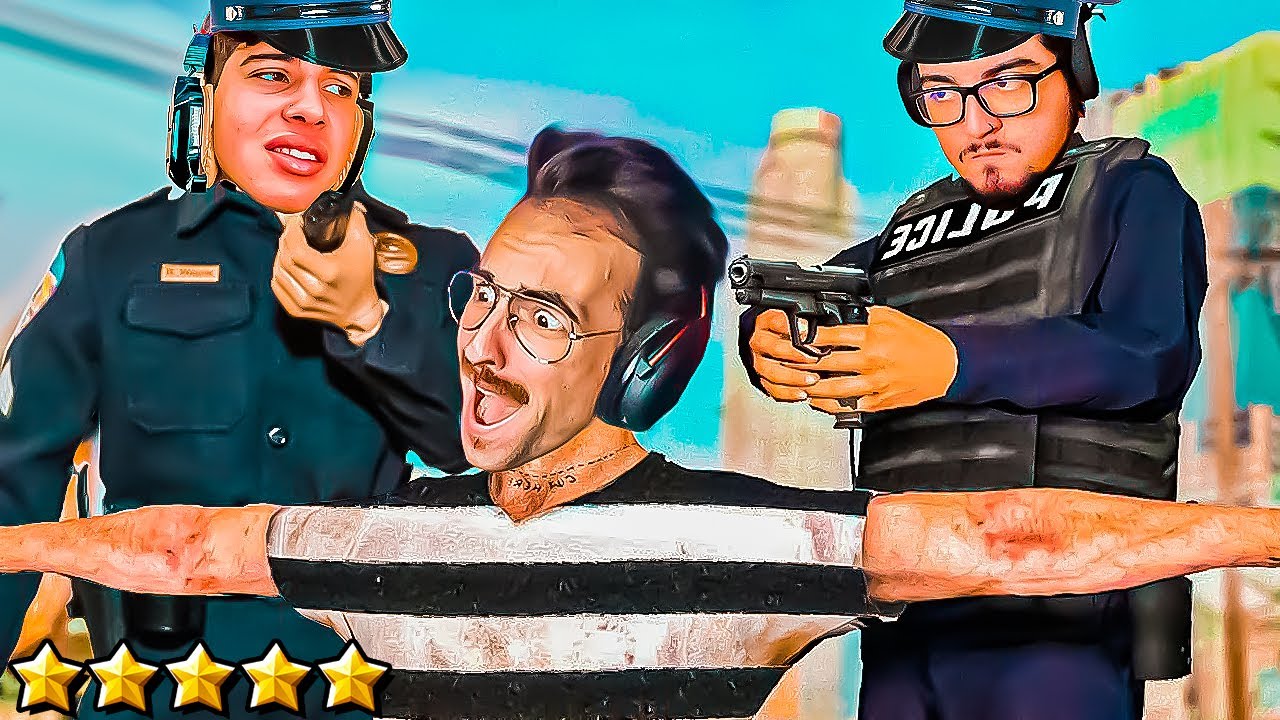 POLICIA vs LADRÃO ! CONTRATEI um NOVO POLICIA para PRENDER o NIKKI e BRINE - GTA V ONLINE