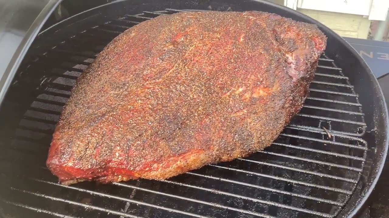 Brisket on our Pit Boss Phoenix Onyx dual fuel grill | Uncle Steve’s Shake | #unclestevesshake