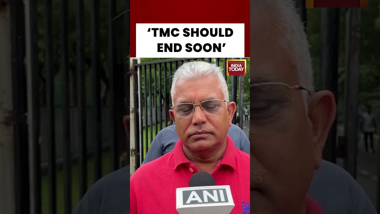 Dilip Ghosh Says &lsquo;TMC Should End Soon&rsquo;, Calls MLA Defections a &lsquo;Drama&rsquo; #dilipghosh #tmc