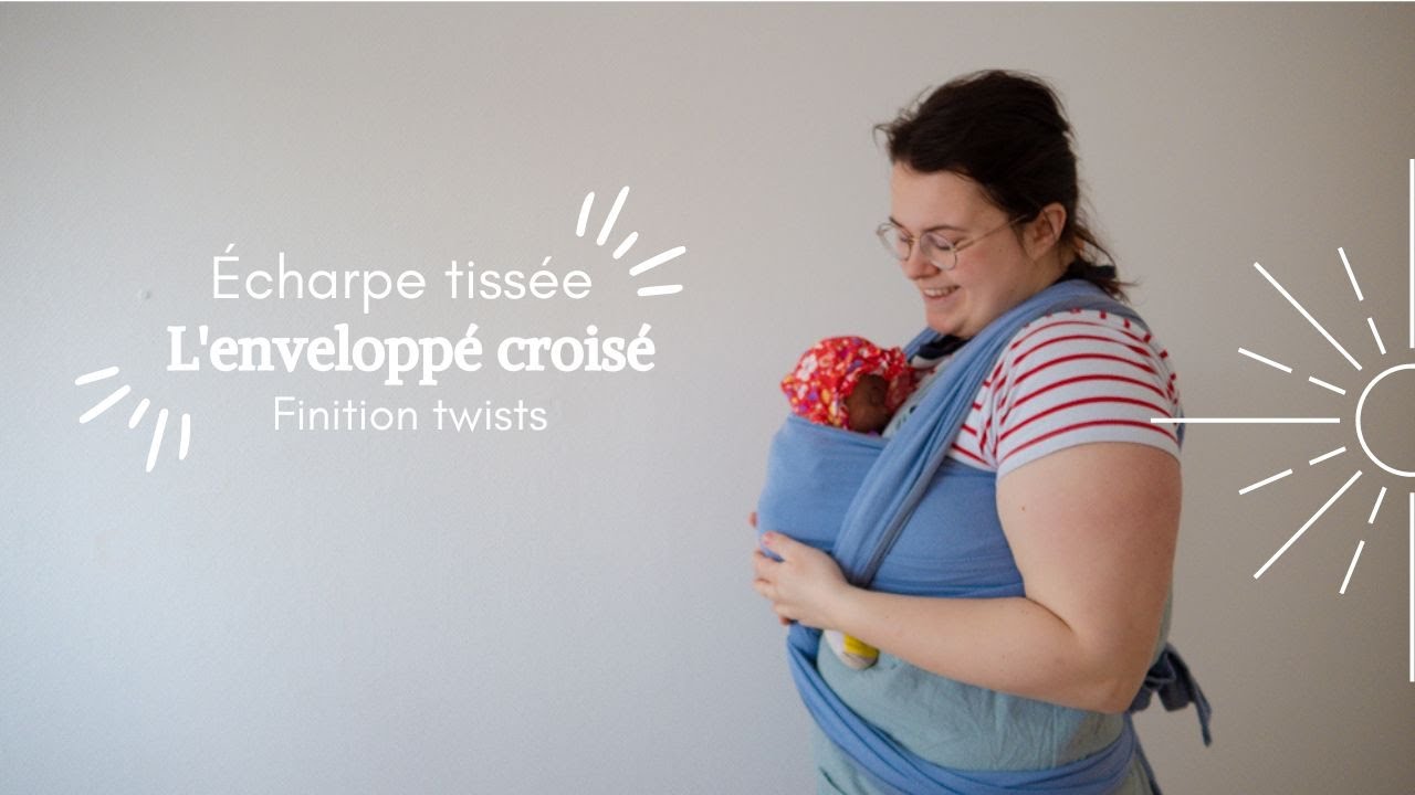 Nouer son écharpe tissée ➡️ L'enveloppé croisé