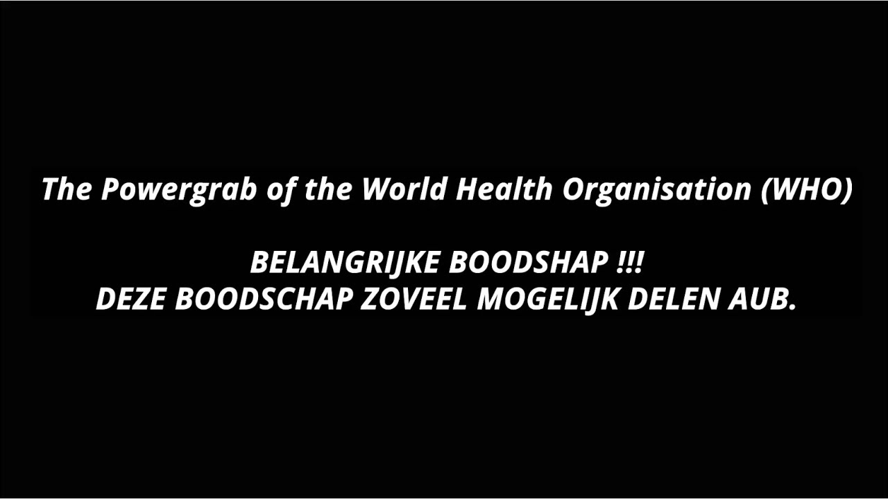 The Powergrab of the WHO - Philipp Kruse - Pandemic Treaty - Nederlandse Ondertitels