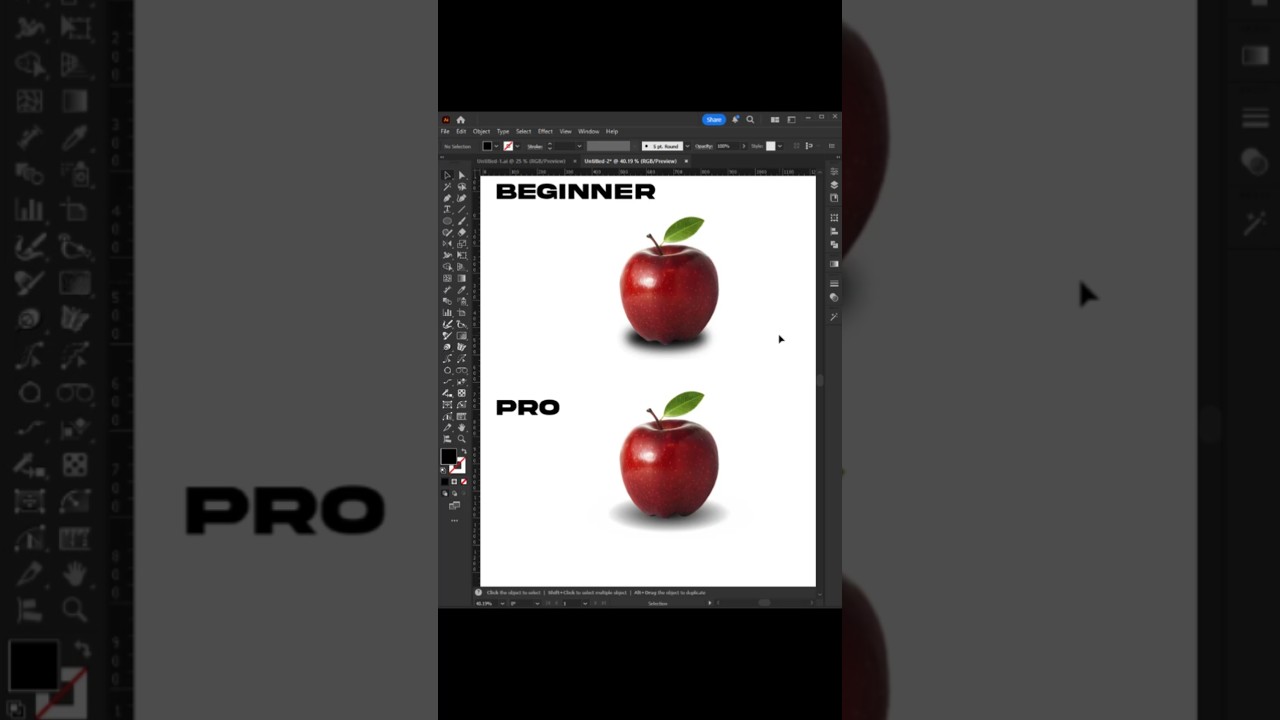 illustrator tips 2025-how to create drop shadow like a PRO #tutorial