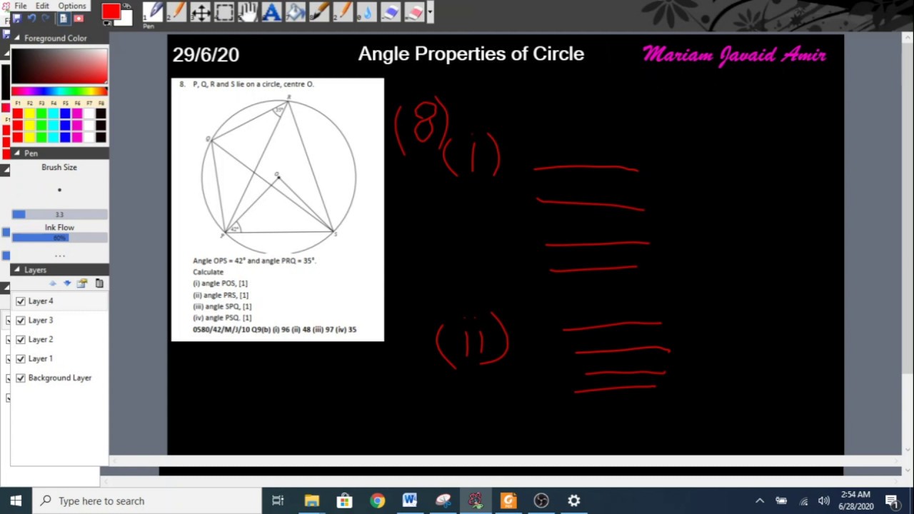 Smooth Draw Tutorial :- White Board to Teach Math