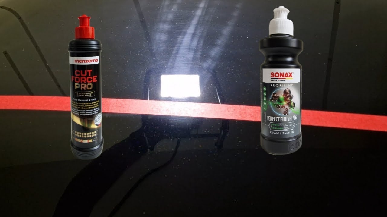 Menzerna Cut Force Pro Speed Compound & Sonax Profiline Perfect Finish Car Polishing #cardetailling