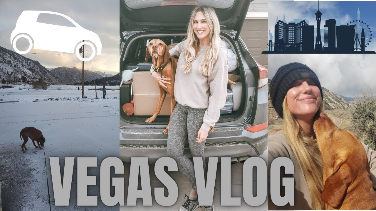 MOVING VLOG: ROAD TRIP TO VEGAS *emotional*