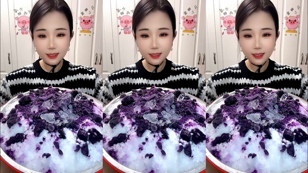 ASMR SHAVED ICE EATING YY