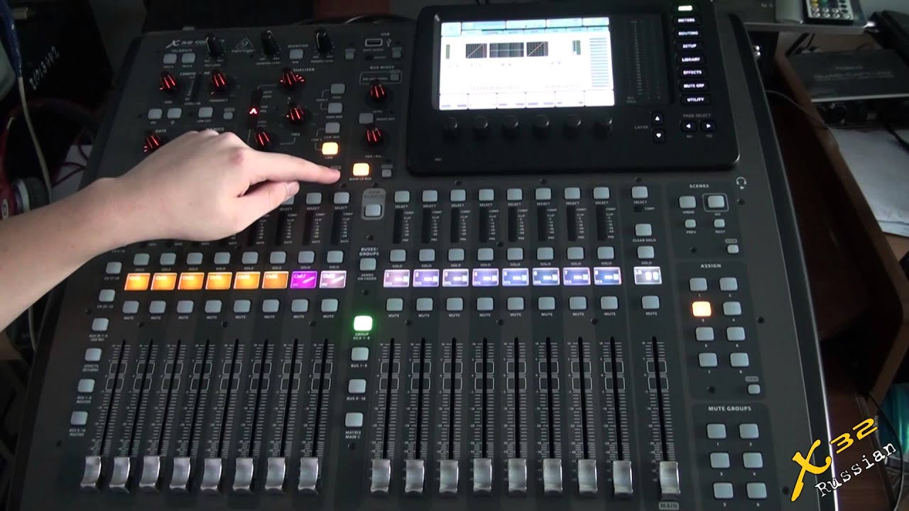 Behringer x32 compact. Russian manual. Инструкция на Русском языке.