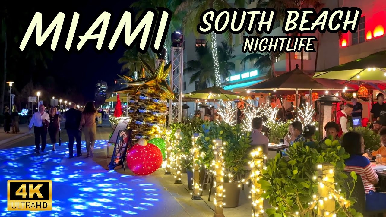 Miami Beach Night Walk 🇺🇸 | Ocean Drive → Collins Ave → Española Way | First Walk of 2026