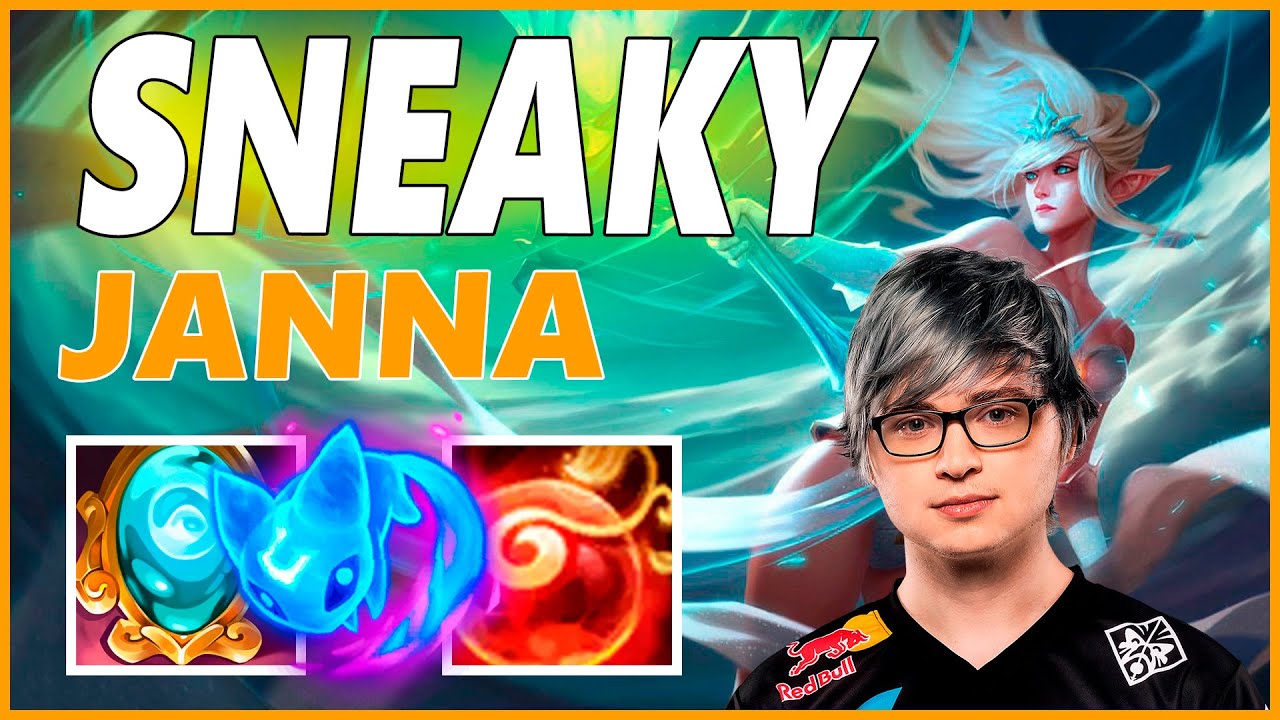 ⚡SNEAKY JANNA SUPPORT GAMEPLAY⚡SEASON 12 LEAGUE OF LEGENDS