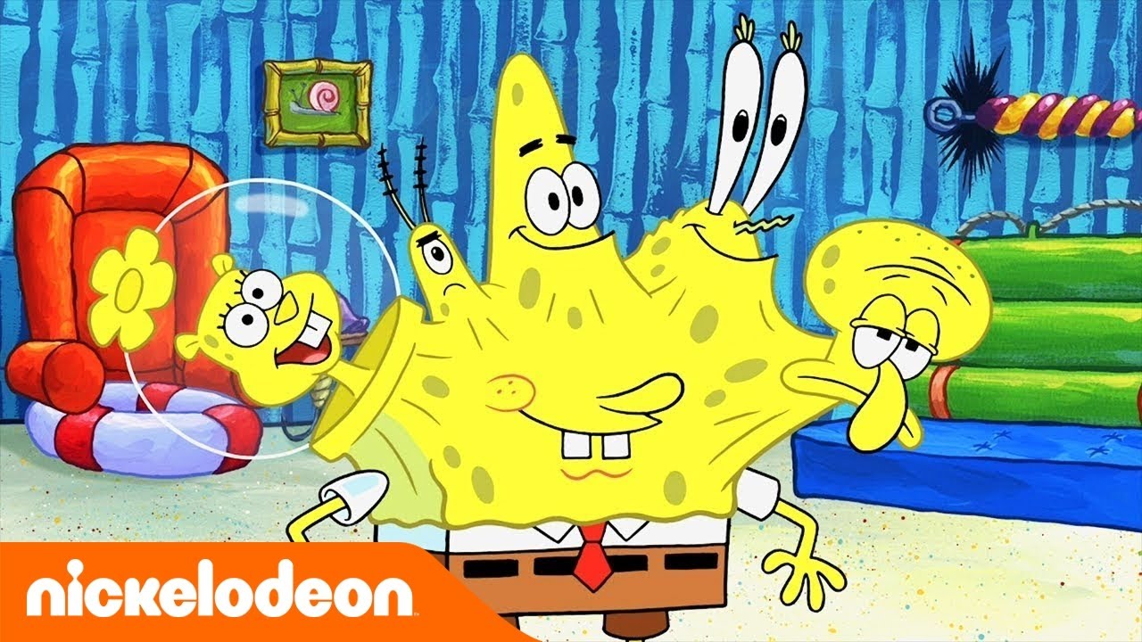 SpongeBob Schwammkopf | Spongebob imitiert Bikini Bottom | Nickelodeon Deutschland