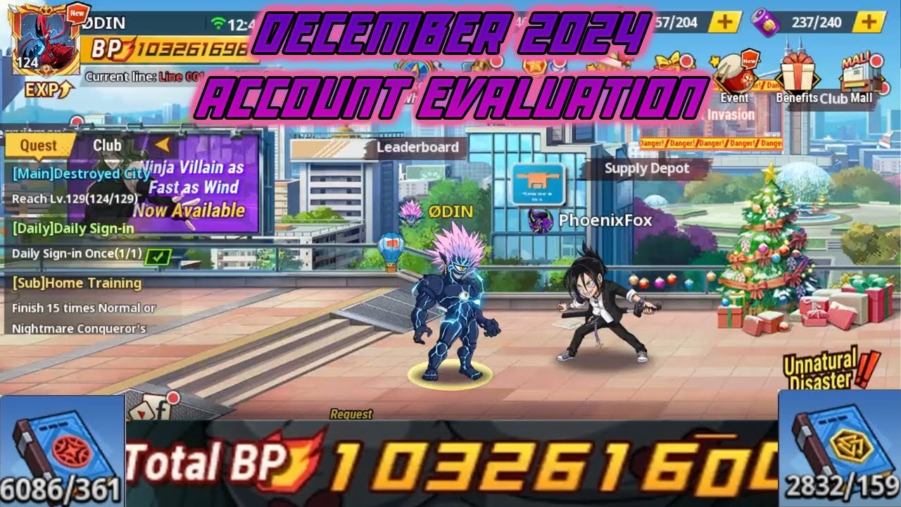 Account Evaluation December 2024 - One Punch Man: The Strongest (Global)
