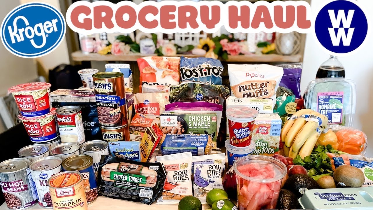 WW KROGER GROCERY HAUL || MYWW BLUE💙