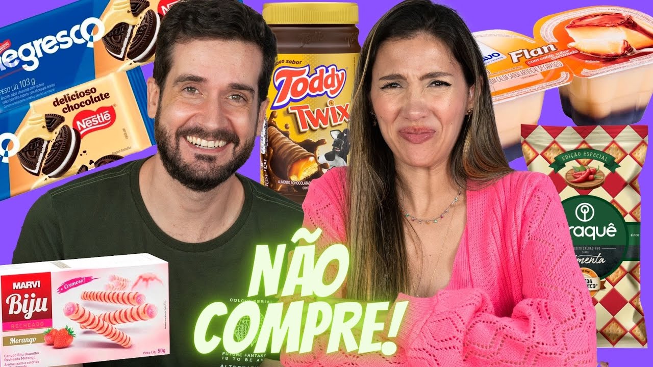 PROVANDO GULOSEIMAS do MERCADO | NEGRESCO com COBERTURA, NOVO TODDY TWIX, PUDIM ou FLAN