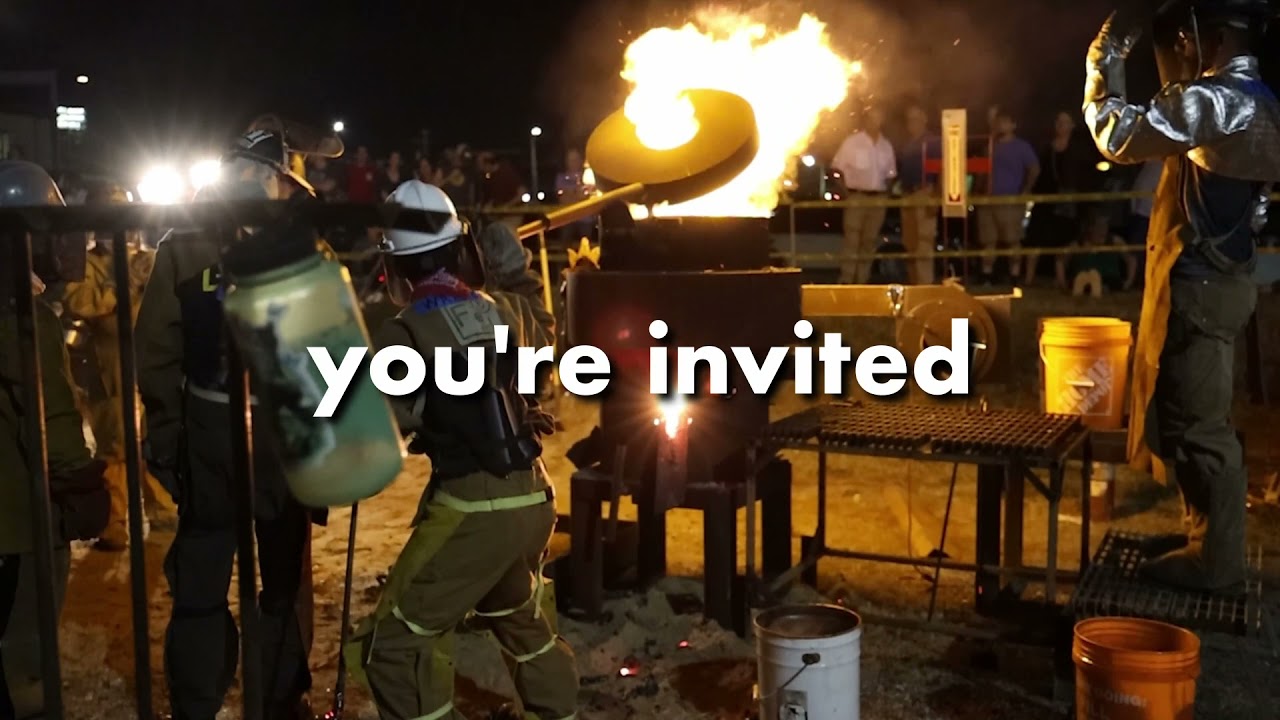 Night of Fire & Cast Iron Art at Mixxer Community Makerspace