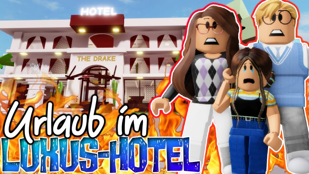 FAMILIENURLAUB 👨&zwj;👩&zwj;👧 im LUXUS-HOTEL 🏨 bis das passiert 😱 in BROOKHAVEN 🏡 Roblox Roleplay Story