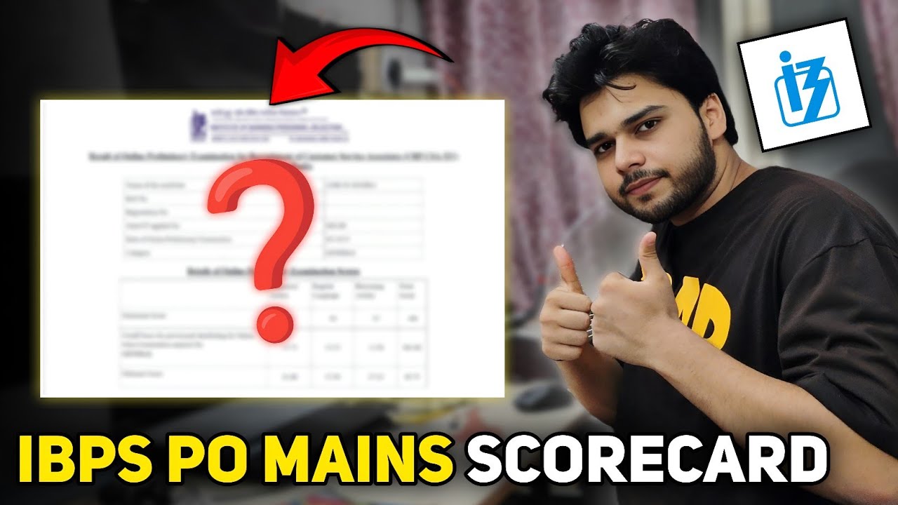 My IBPS PO Mains Scorecard✅🔥 | Hard Luck💔