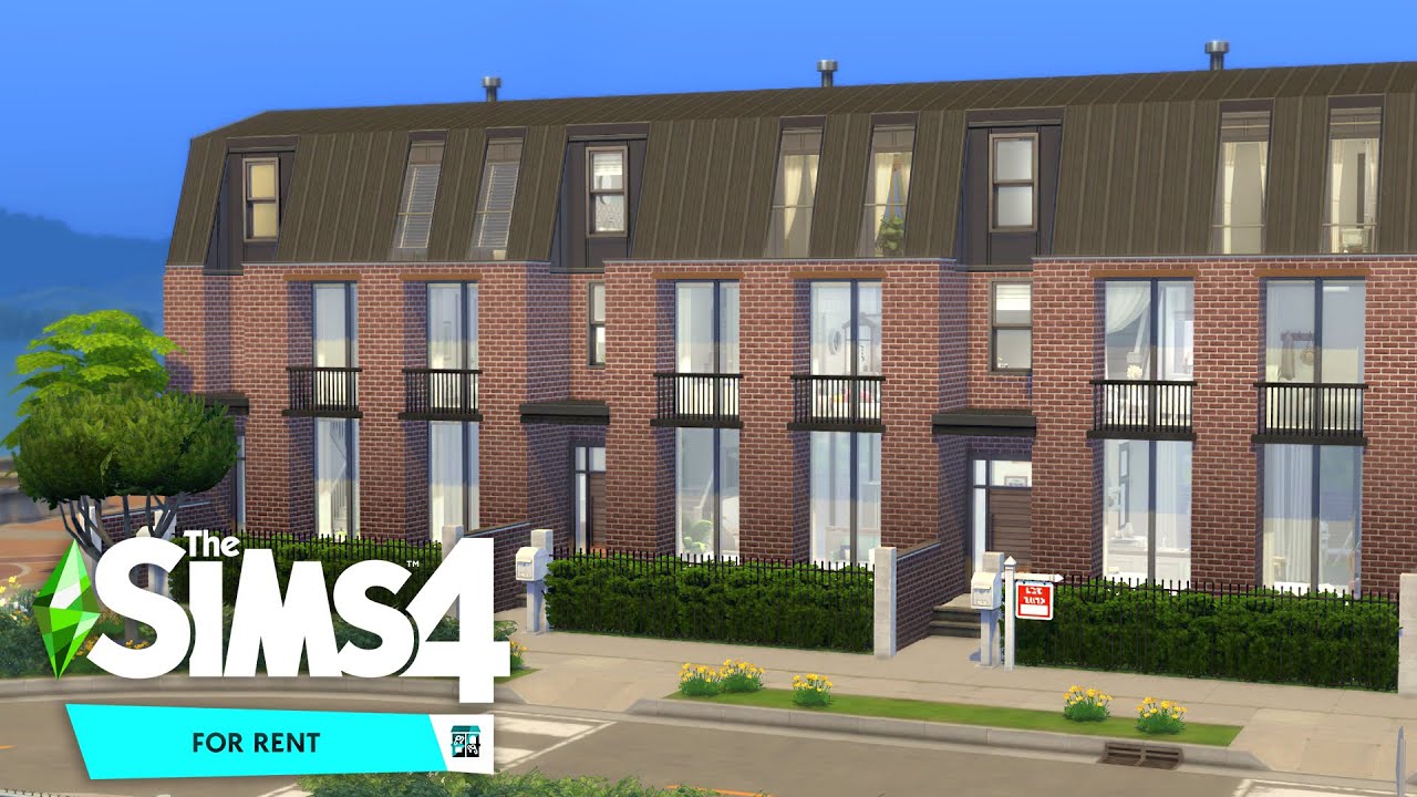 Three-family Townhouse FOR RENT | Stop Motion build | The Sims 4 | NO CC