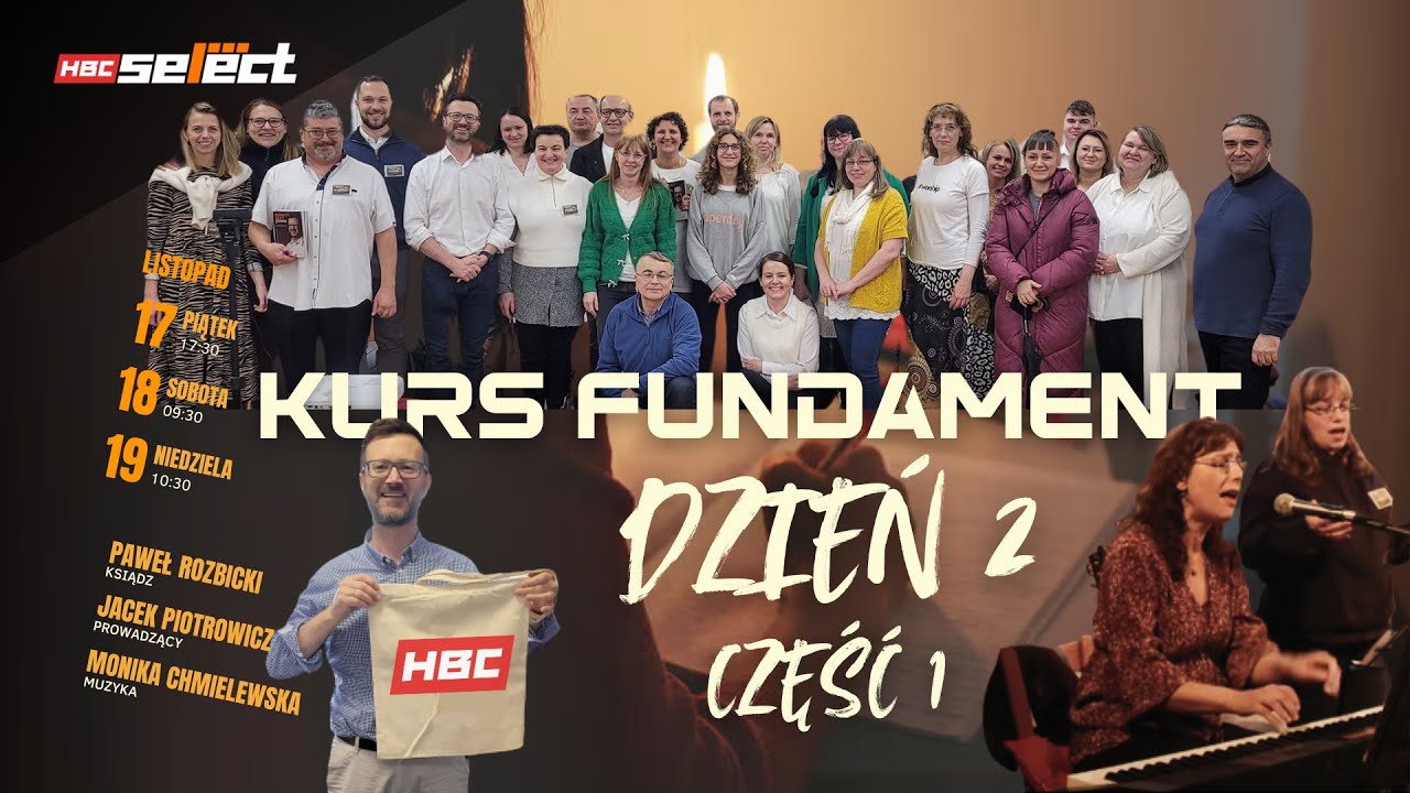 Jacek Piotrowicz & ks. Paweł Rozbicki | Boży Pokój | Kurs Fundament Dzień 2 cz. 1 (18.11.23)