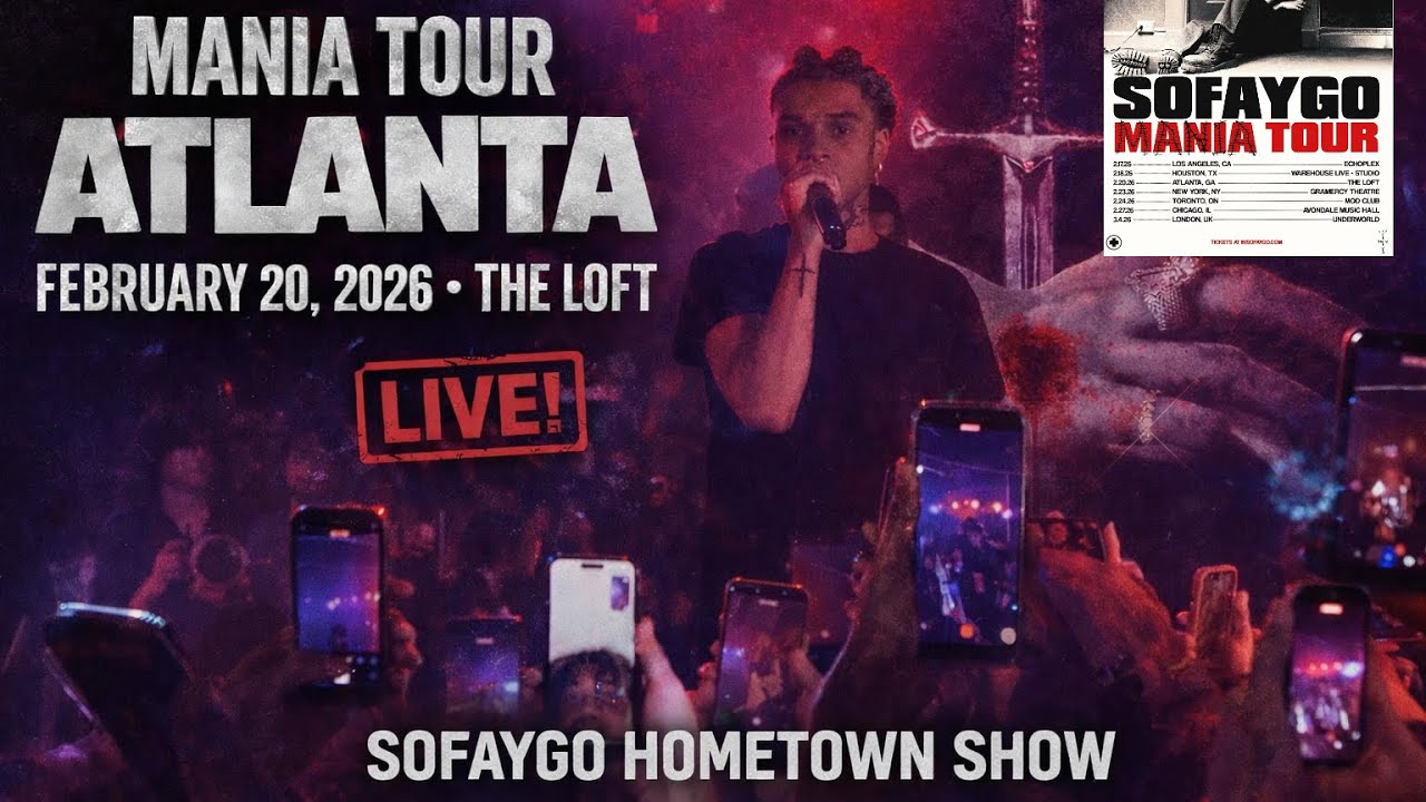 SoFaygo Live in Atlanta (Hometown Show) MANIA TOUR ft. HardRock (Full Performance 4K 60FPS)| 2/20/26