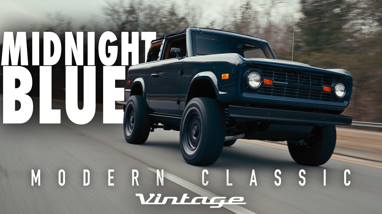 Midnight Blue Modern Classic by Vintage (formerly Vintage Broncos)