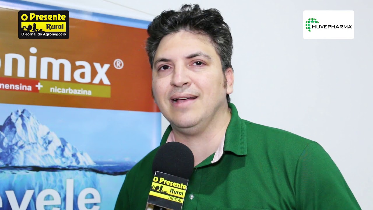 Cleber Fagundes - Consultor Tec. Comercial da Huvepharma fala sobre a utiliza&ccedil;&atilde;o do Monimax.