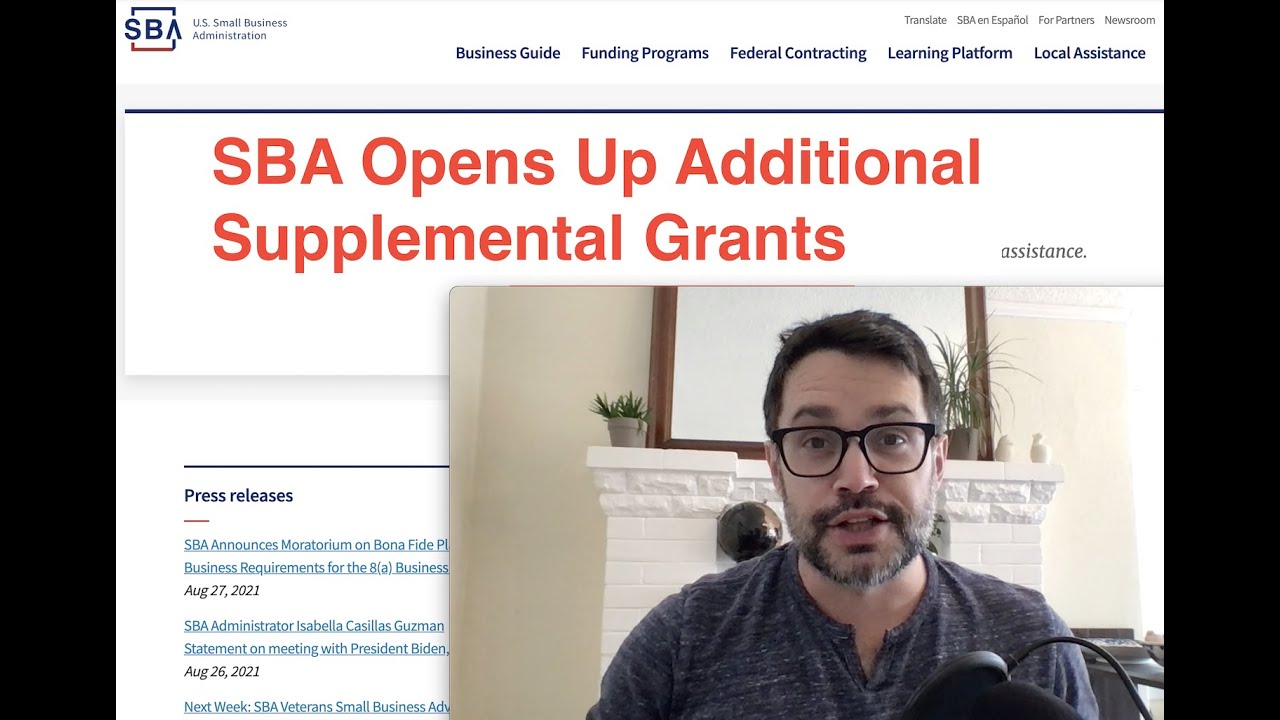SBA Opens Up Additional Supplemental Grants | EIDL Updates