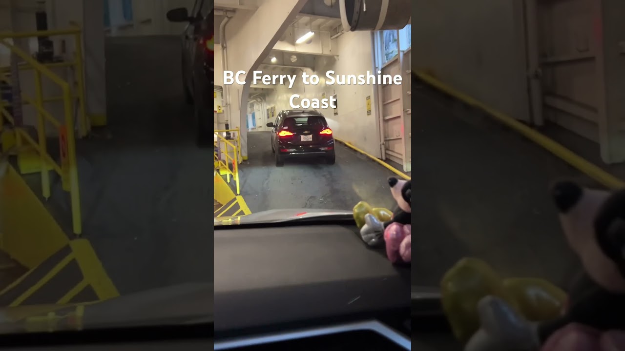 BC Ferry from Vancouver to Sunshine Coast #bcferry #britishcolumbia #canadalife #canadasummer