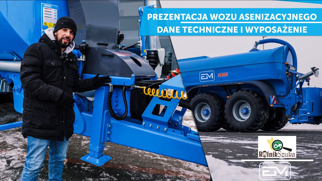 ROLNIK SZUKA prezentuję w&oacute;z asenizacyjny EM BIRTUGAN PX20500 | Wizyta w firmie EUROMILK