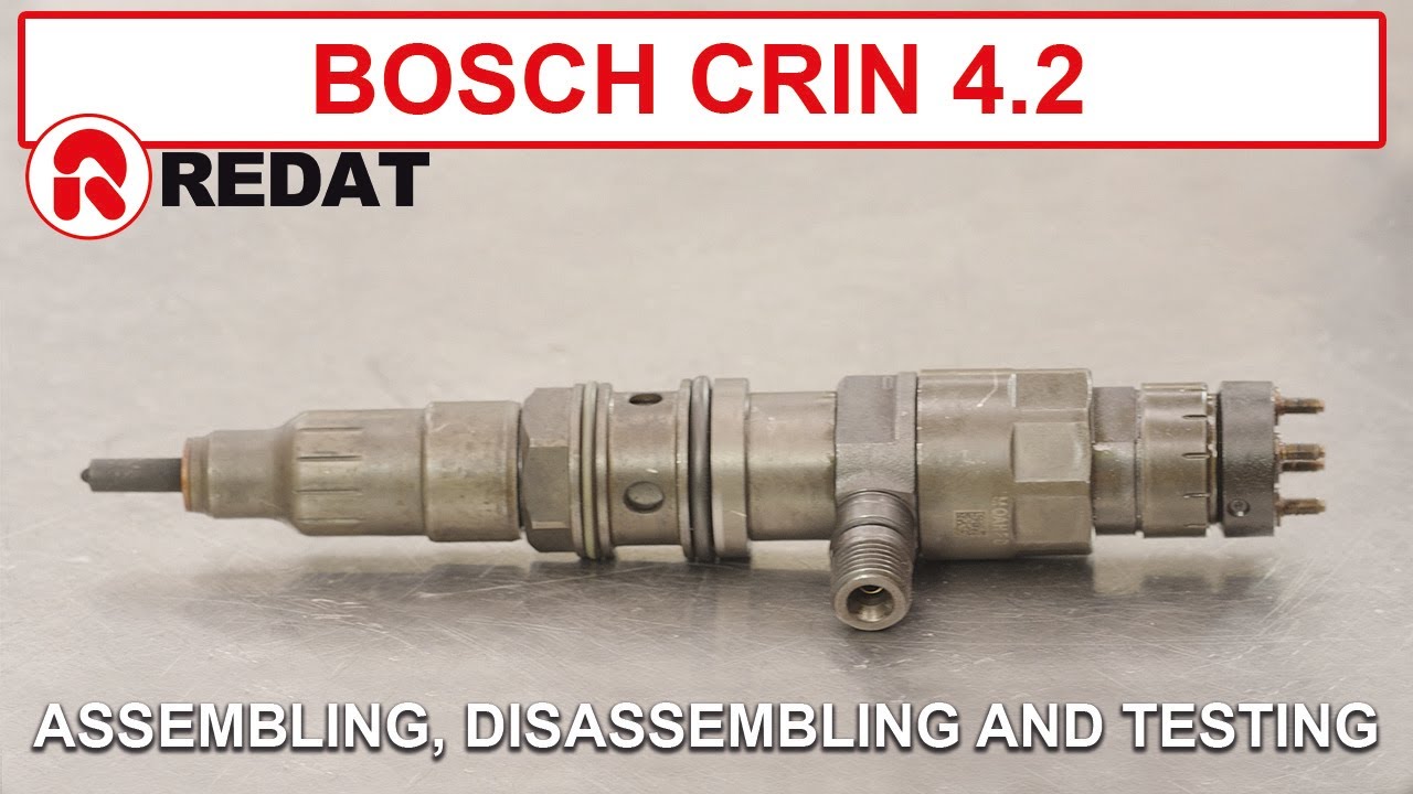Injectors Bosch Crin 4.2 - Assembling, disassembling and testing