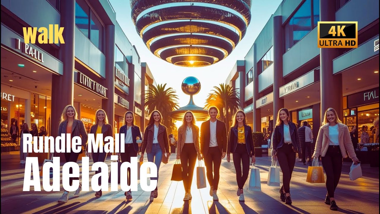 Exploring Adelaide Rundle Mall – Stunning Walking Tour in 4K!