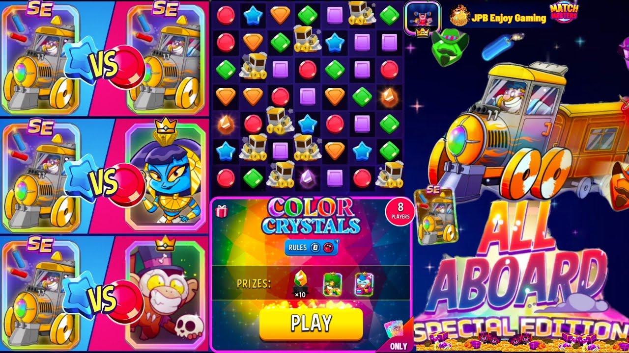 Match Masters Color Crystals Tournament Prizes 2 Legendary Booster.