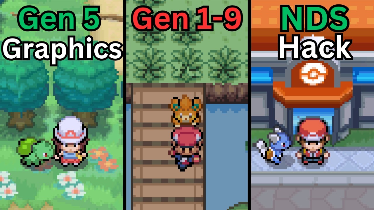 Лучшие хаки Pokemon ROM в мае 2025 года! (NDS и GBA)