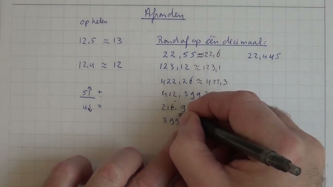 Rekenen Klas1 les2_6 Afronden