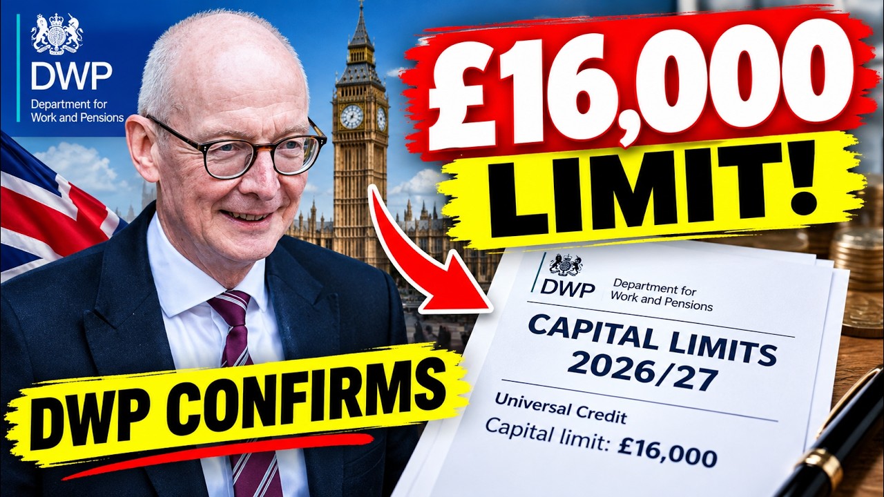 DWP CONFIRMS 2026/27 CAPITAL LIMITS &mdash; &pound;16,000 Rule Explained!
