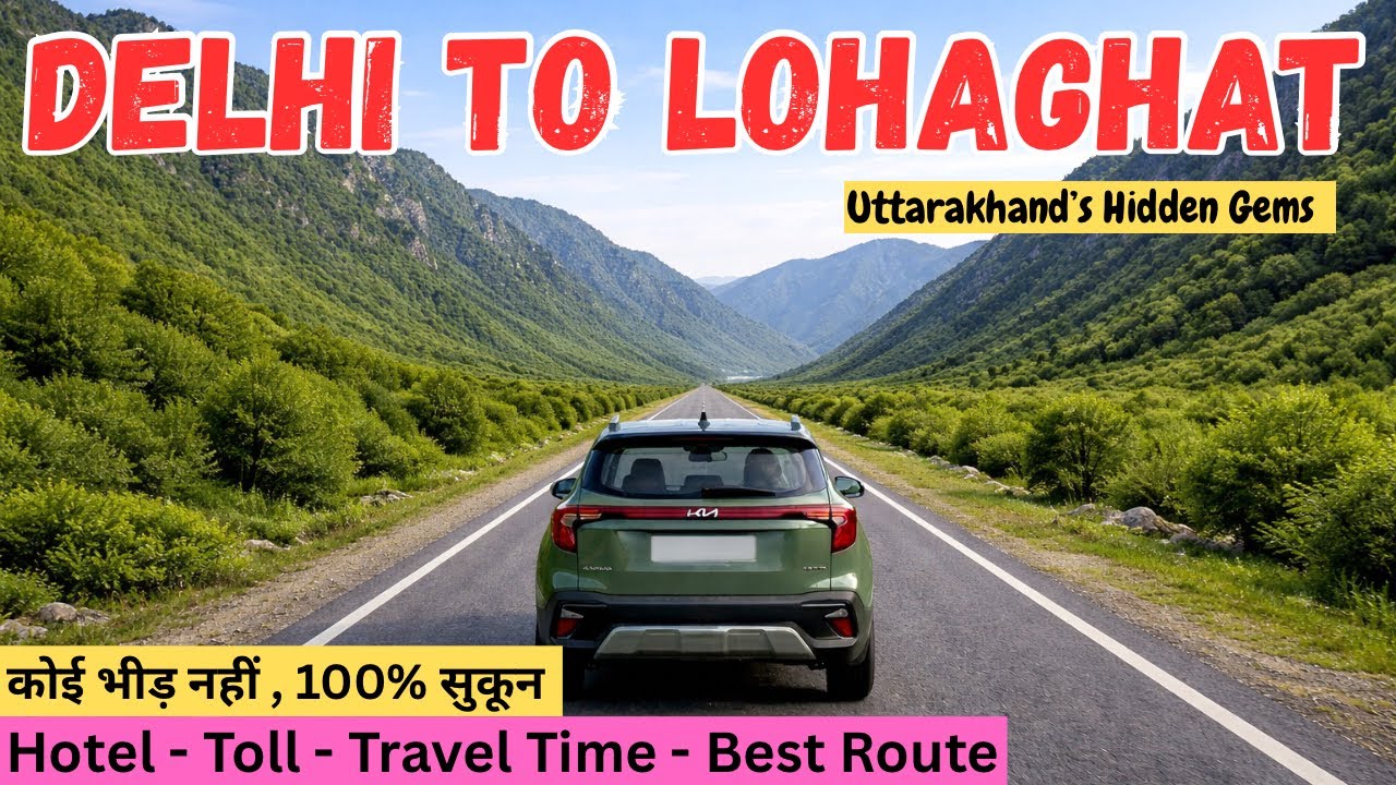 FORGET NAINITAL ! Visit this Hidden Hill Station Near Delhi : Delhi To Lohaghat By Road |Travel Logs
