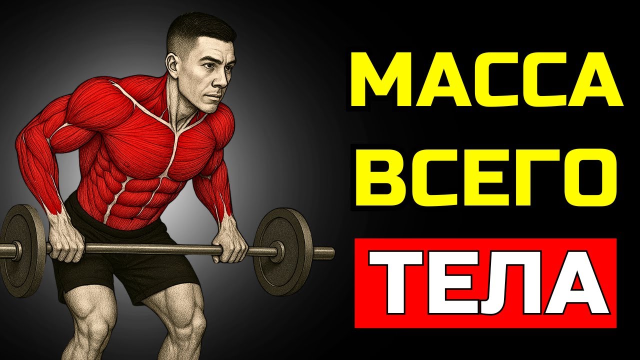 ЕДИНСТВЕННЫЕ 7 Упражнений Необходимых Мужчинам для МАССЫ (ПОЛУЧИ ОГРОМНЫЙ ПРИРОСТ)