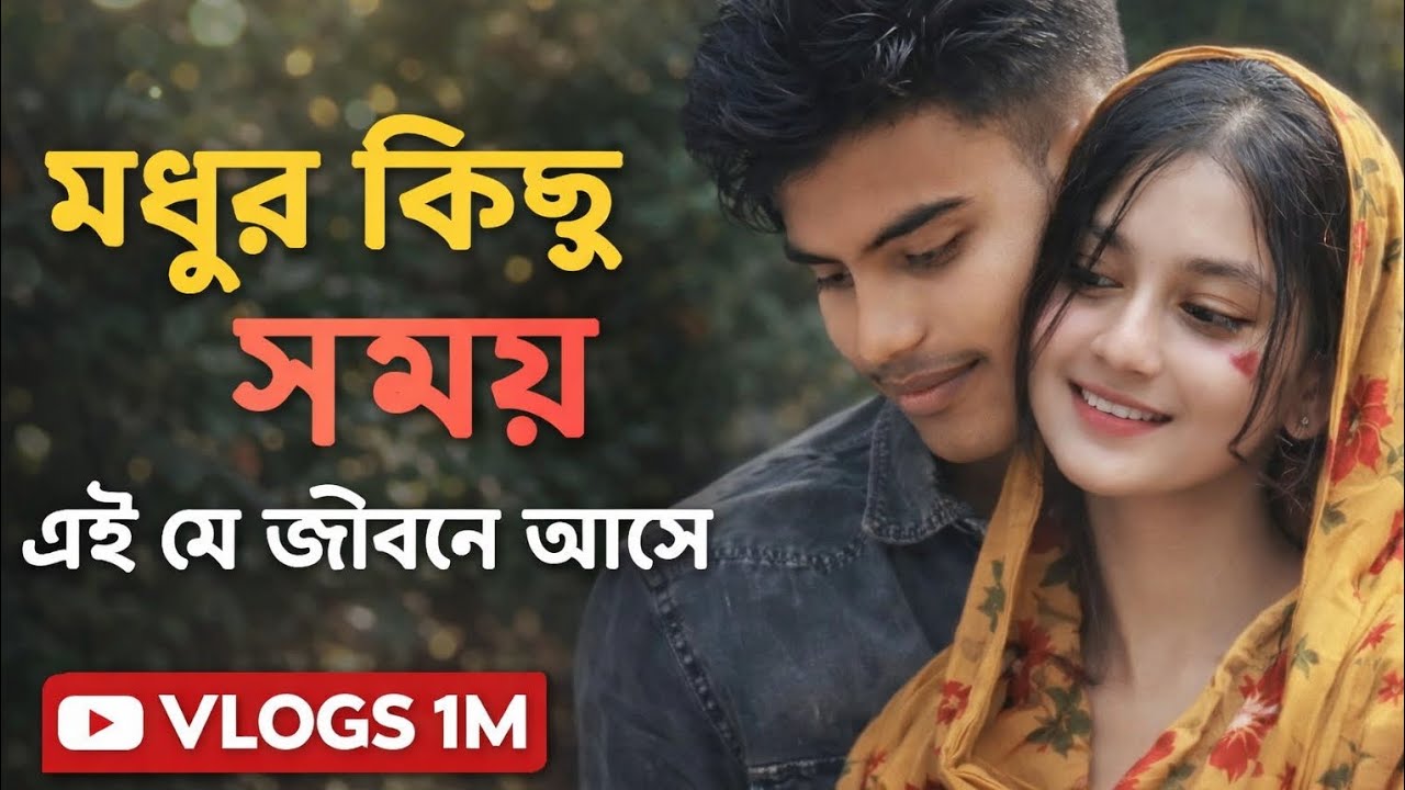 মধুর কিছু সময় এই যে জীবনে আসে ❤️ | Bangla Romantic Song | B VLOGS 1M
