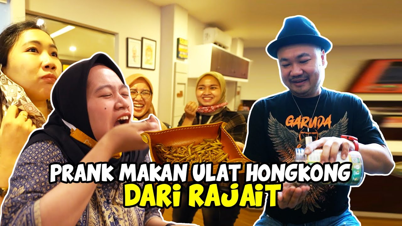 RAJA IT | Tantangan Makan ULAT HONGKONG berhadiah 1 JUTA RUPIAH