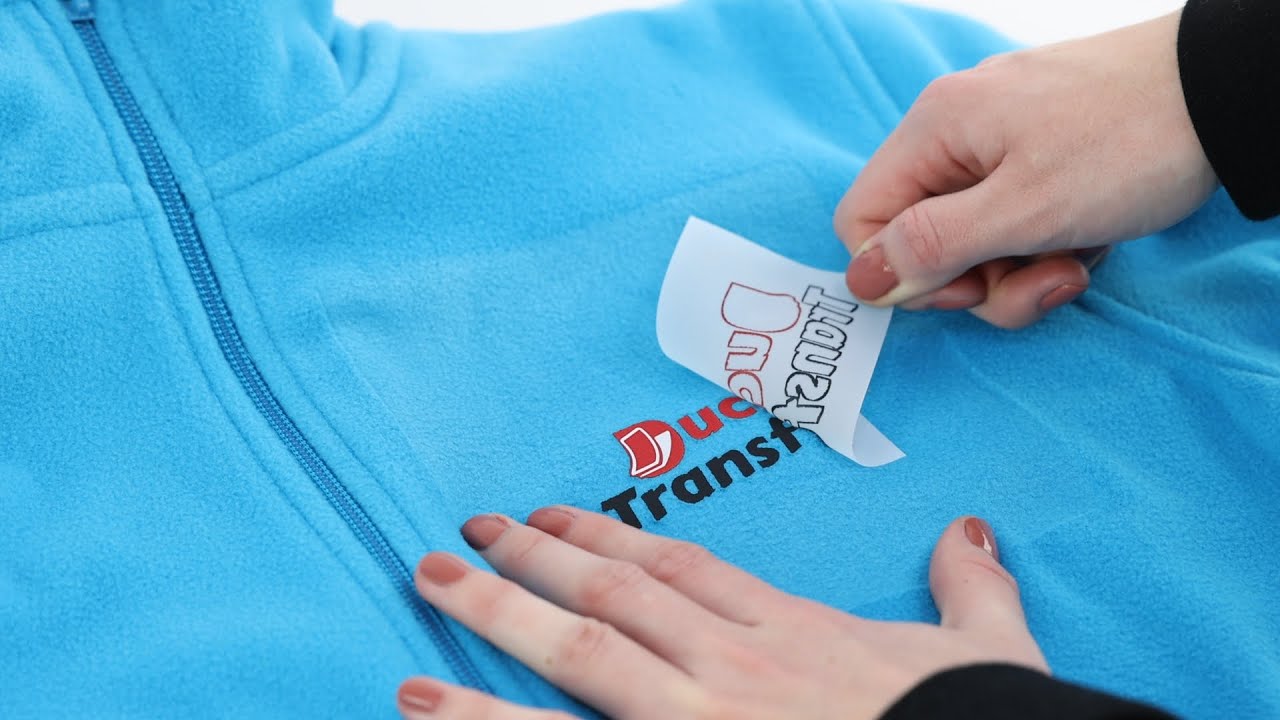 Microfleece - How to apply a silkscreen transfer ?