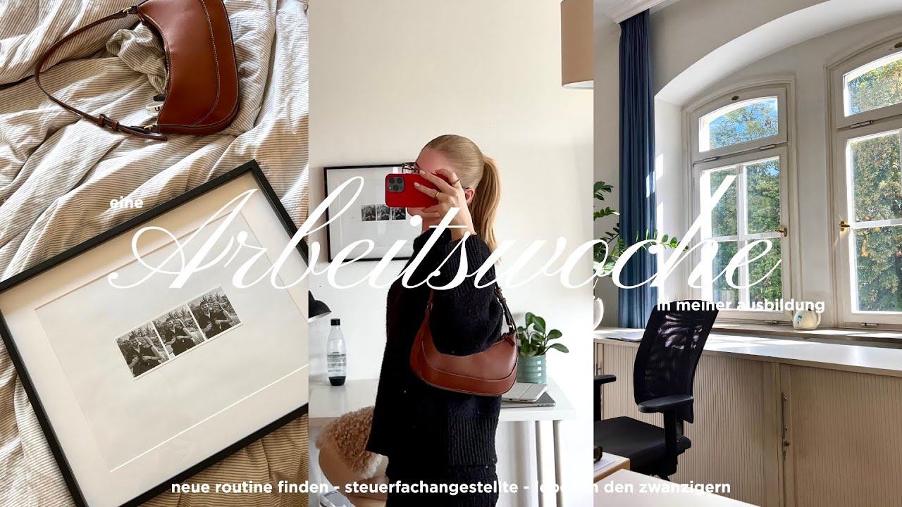 weekly vlog 🌟  || ausbildung angefangen, routine finden, herbst beginn