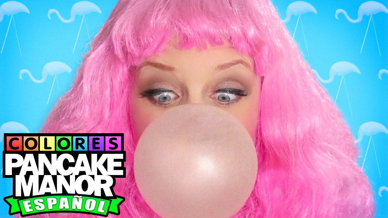 CANCIÓN ROSA | Canción infantil Para Aprender Colores | Pink Song Spanish Pancake Manor