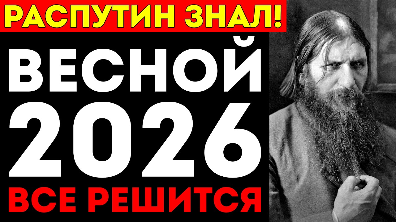 НАЙДЕНО ПОСЛЕДНЕЕ ПРОРОЧЕСТВО РАСПУТИНА! Он назвал ТОЧНУЮ ДАТУ и ИМЯ — ВЕСНОЙ 2026 всё решится!
