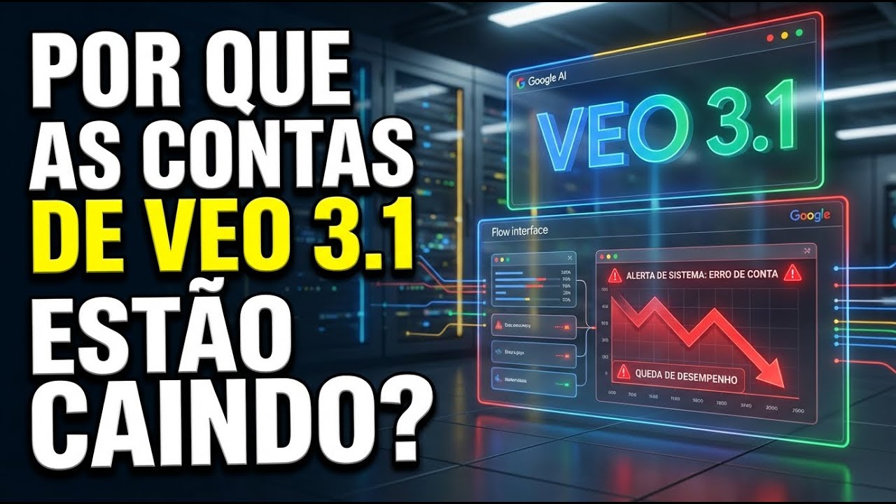 ATUALIZAÇÃO FLOW VEO 3.1 - CONTAS VEO 3.1 CAINDO (COMO COMPRAR VEO 3.1 SEGURO)