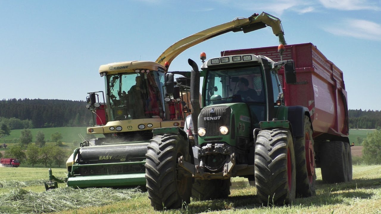 KRONE BIG X700 |  Tractors Case IH + Fendt | Grass Silage 2018
