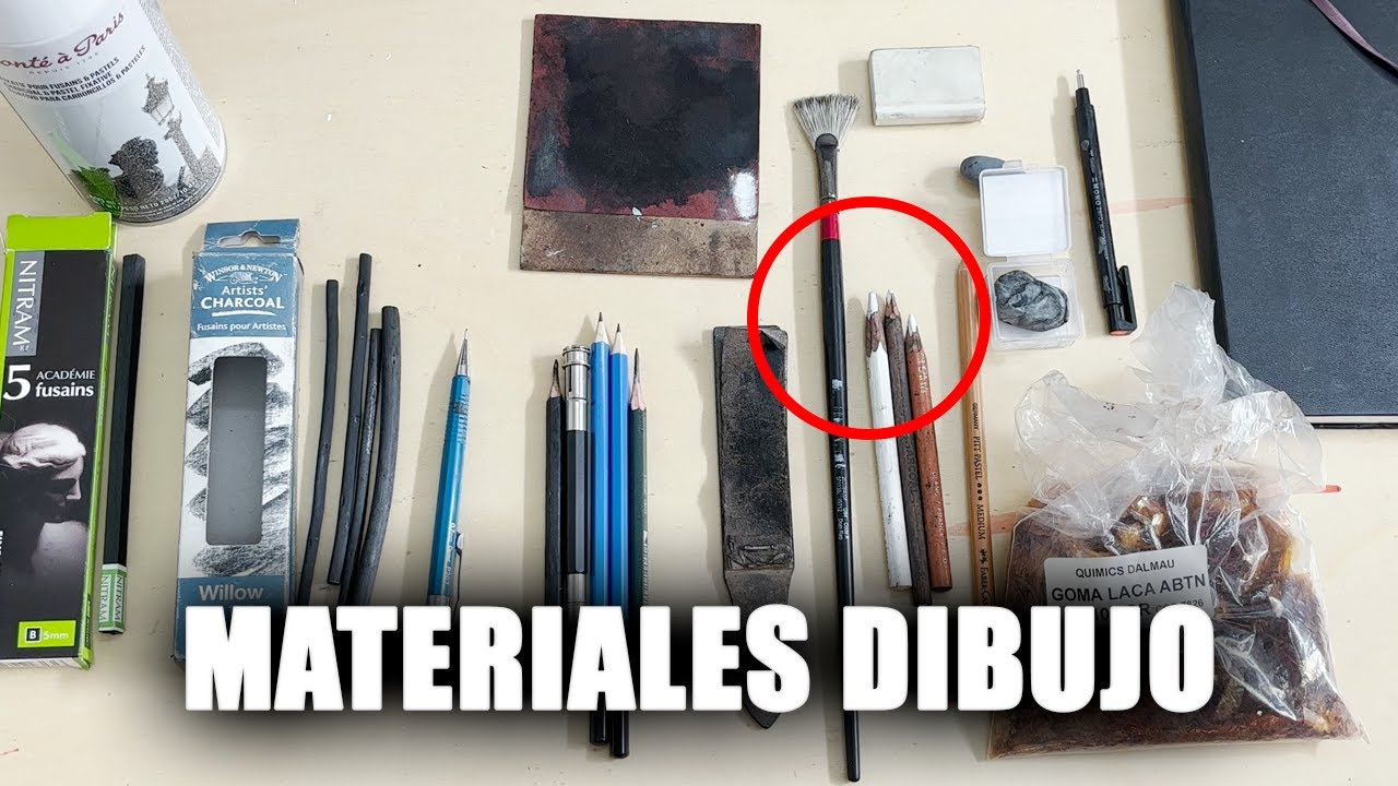 Los Materiales que necesitas para DIBUJAR UN RETRATO | Mis 10 materiales imprescindibles