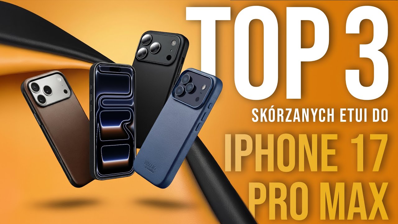 TOP3 SKÓRZANE etui do iPhone 17 Pro Max (bez klapki)