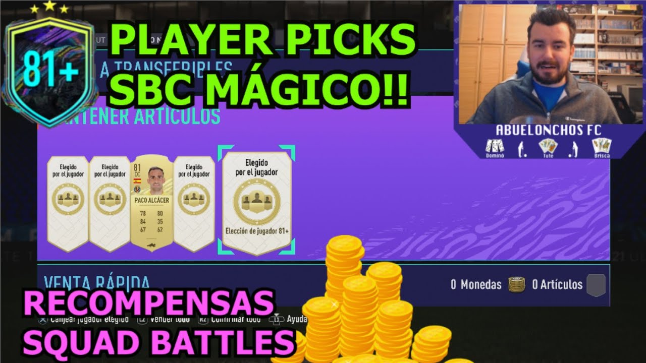 EL SBC MÁS ROTO DE FIFA 21 (Player Picks de 81+) y RECOMPENSAS DE SQUAD BATTLES