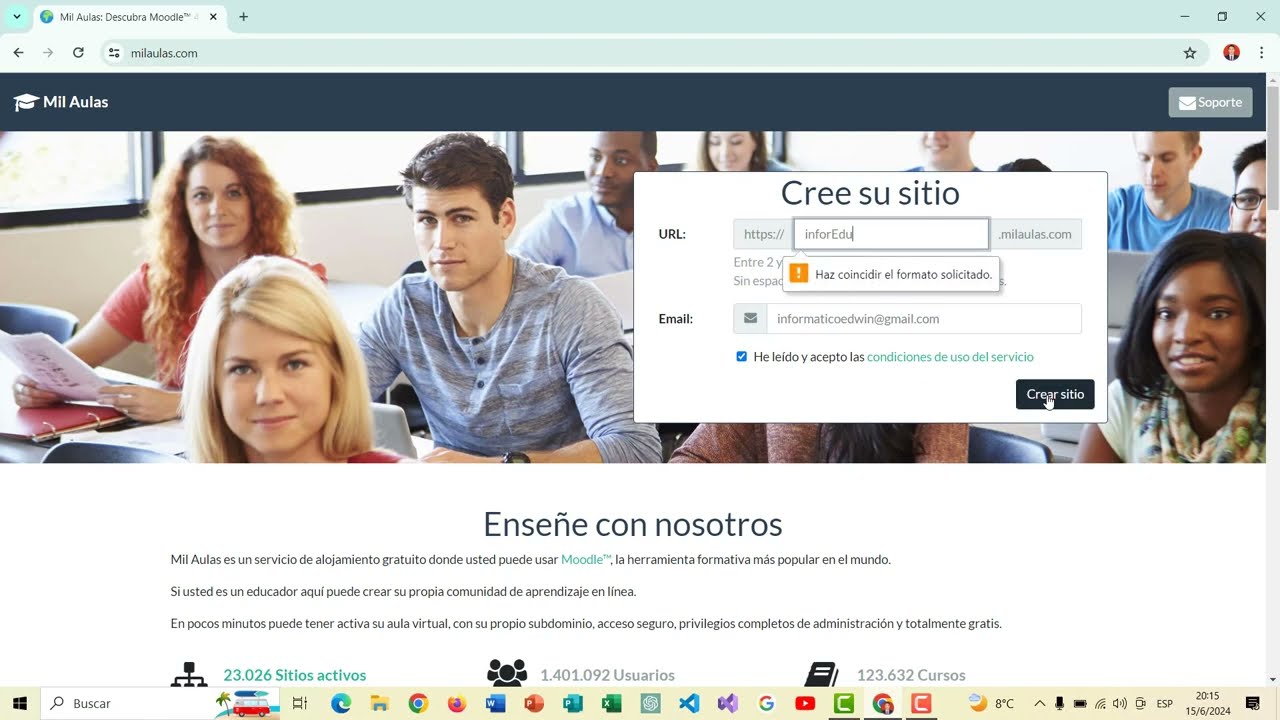 COMO CREAR AULA VIRTUAL EN MOODLE MIL AULAS