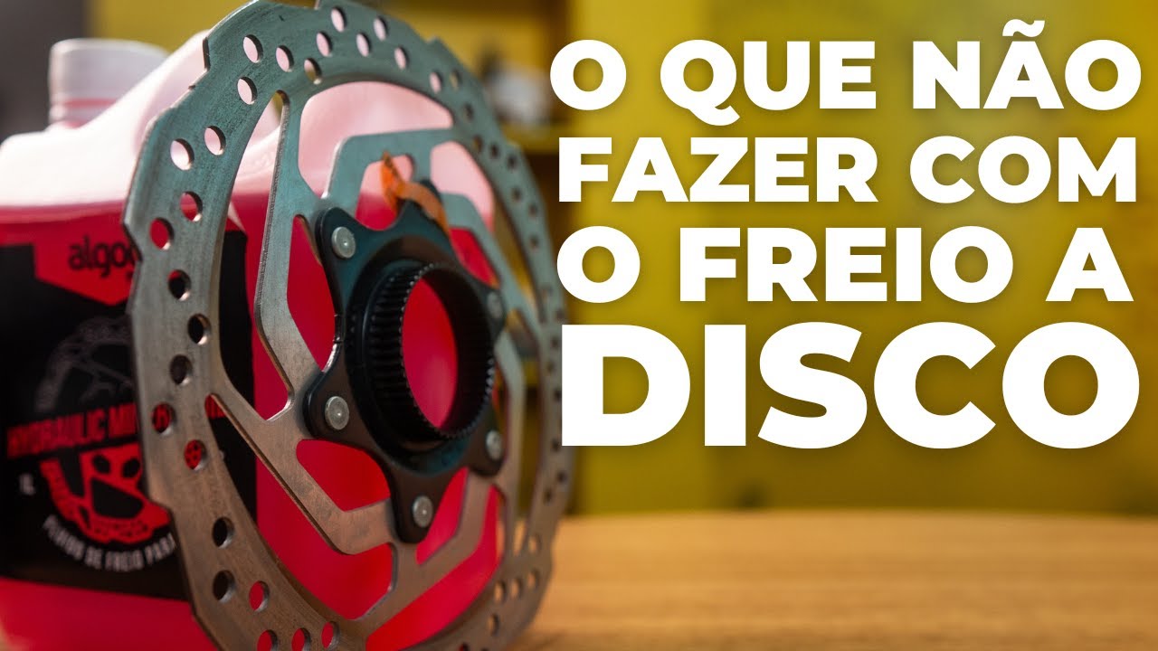 O que não fazer com os freios a disco da bicicleta, tanto mecânico quanto hidraulico. Pedaleria