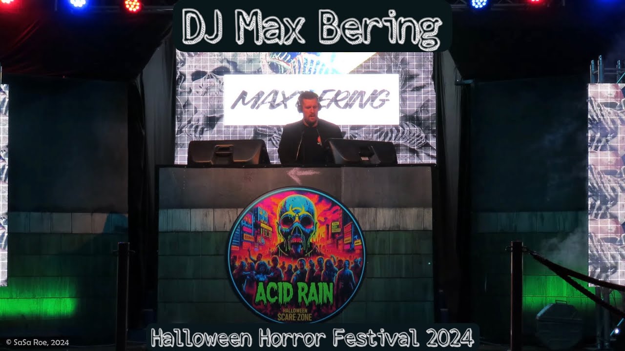 DJ Max Bering Live beim Halloween Horror Festival 2024 im Movie Park Germany 🎧🎶